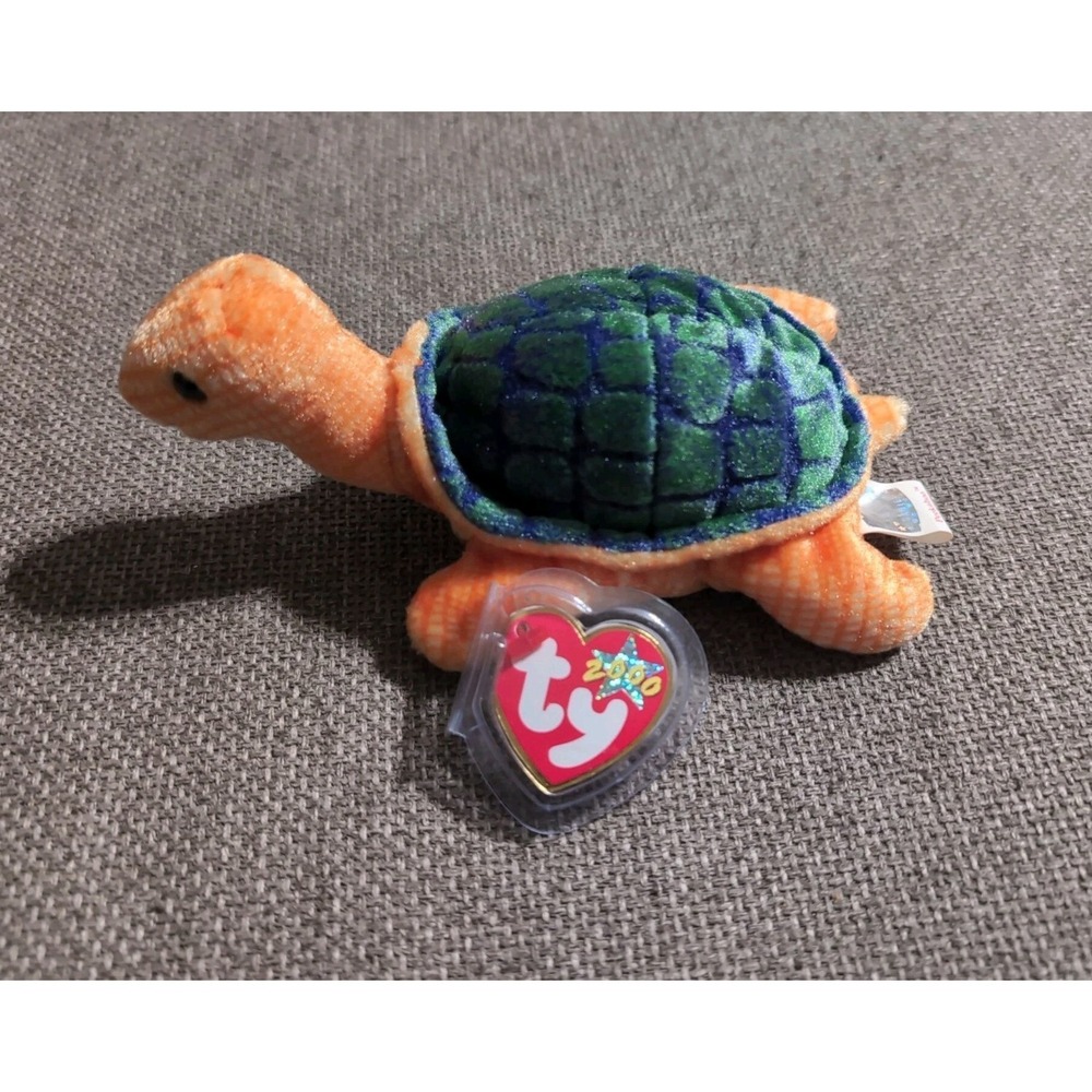 Ty Beanie Baby 2000 PEEKABOO the Turtle 6.5" New MWMTs Plush Stuffed Animal Toy